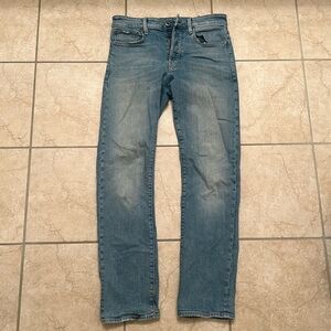 G Star Raw light wash jeans denim good condition distressed waist 30